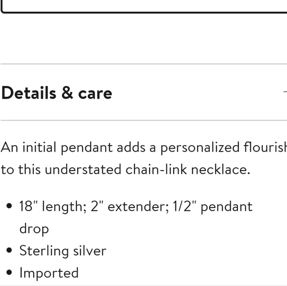 NWT Kendra Scott Letter Coin Necklace in Oxidized Sterling Silver - Picture 14 of 14